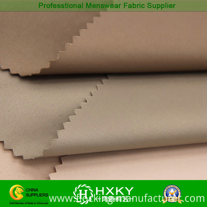 Semi Memory Poly Fabric for Men's Down Coat